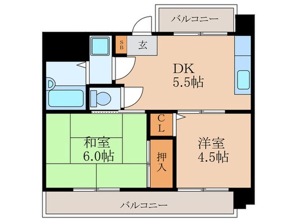 サンフェスタの物件間取画像